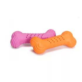   Camon Csontformás gumijáték CrunchyBone natúr gumiból 14 cm