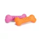 Camon Csontformás gumijáték CrunchyBone natúr gumiból 14 cm