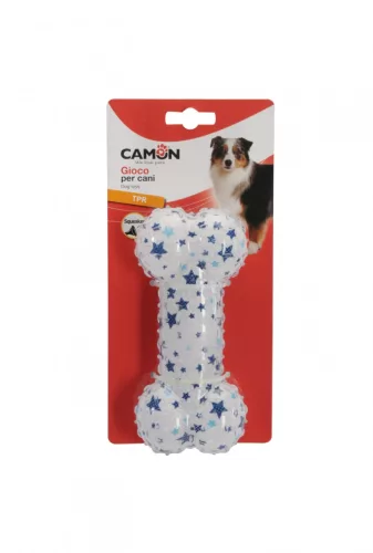 Camon Csont formás sípólós TPR játék 16 cm