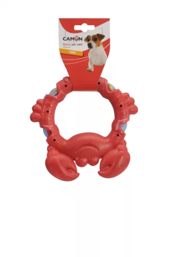 Camon Kutyajáték rák   TPR és kötél 17,5*18 cm
