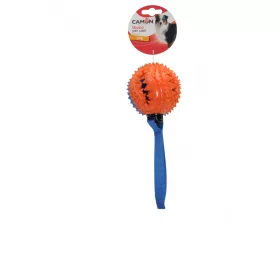 Camon Színes labda poliészter fogóval sípoló 23 cm