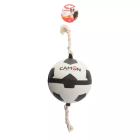 Camon Köteles gumi focilabda 22 cm fehér-fekete