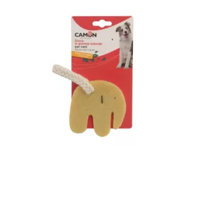   Camon Kutyajáték - természetes gumiból és kötélből készült elefánt 10 cm