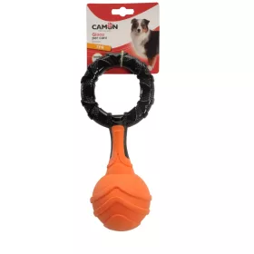 Camon Fekete-narancs sípolós TPR játék 26 cm