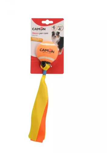 Camon Teniszlabda sípoló 6 cm szalaggal 30 cm