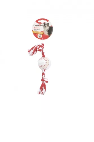 Camon Teniszlabdák (kosárlabda, baseball, foci) átm. 4,3 cm fonott kötéllel 23 cm