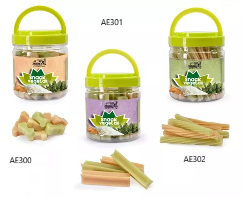 Camon Jutalomfalat Treats Gluténmentes étrendkiegészítő snack növényi stick 400gramm 8 cm