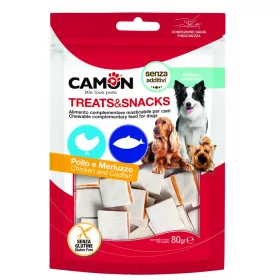   Camon Csirkés tőkehalas jutalomfalat szendvicskockák 2,5 cm 80 gramm