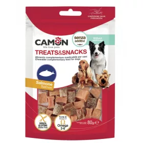   Camon Ízletes lazacos kockák - Glutén, és adalékanyagoktól mentes Omega 3-6 tartalmaz 80 gramm