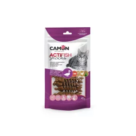   Camon Actifish - snack kacsával, lazaccal és csirkével macskáknak 45g