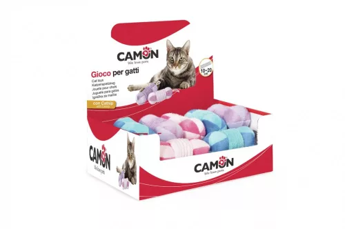 Camon Puha színes plüss cicajáték 10 cm