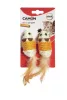 Camon Egérkék tollas farkincával Sisal 7 cm 2 db-os csomag