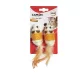 Camon Egérkék tollas farkincával Sisal 7 cm 2 db-os csomag
