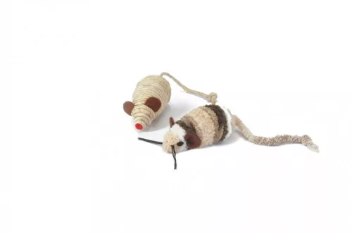 Camon Egérkék plüss és sisal 7 cm 2 db-os
