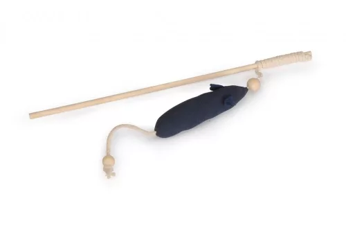Camon Pálcás játék catnippes egérrel 40 cm vegyes színekben