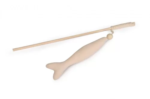 Camon Pálcás játék catnippes halacskával 40 cm vegyes színekben