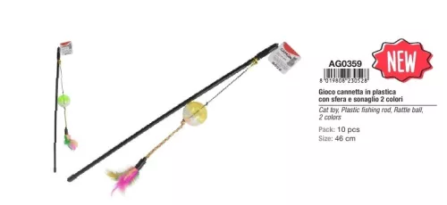 Camon Pálcás játék, csengővel 46 cm