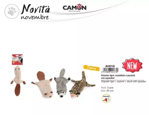 Camon Sípoló plüss állatok 32 cm