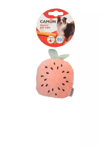 Camon Sípoló, zörgős plüss gyümölcsök 10 cm
