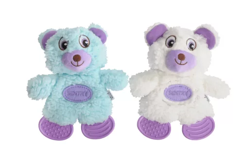Camon Zörgős, sípoló műanyag és plüss játék, maci 22cm