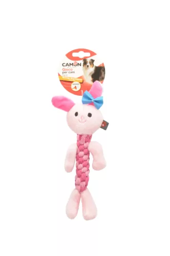 Camon Sípoló plüss köteles játék, panda, maci, nyúl 20 cm
