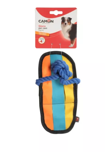 Camon  Sípoló poliészter papucs jutalomfalat elrejtő zsebbel 22 cm