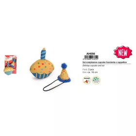 Camon Sípoló poliészter cupcake kutyajáték 16 cm