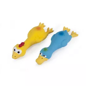 Camon Latex játék sípolós, csirke kacsa 19 cm
