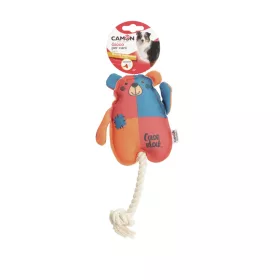 Camon Szövet maci kötéllel sípolós 25 cm