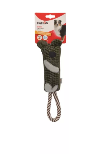 Camon Sípoló zörgős, játékok kutyáknak kötéllel poliészter 30 cm