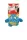 Camon Poliészter, sípoló Monster figura M méret kék 12 cm