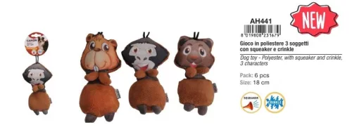 Camon Sípoló poliészter játékok vegyesen 18 cm