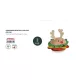 Camon Sípoló karácsonyi hamburger plüss 13 cm
