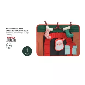   Camon Poliészter nylon interaktív szőnyeg karácsonyi kandalló 56*41 cm