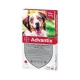 AV254 Advantix spot on rácsepegtetõ 10-25 kg 4 pipetta