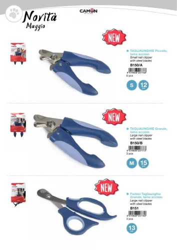 Camon Karomvágó kicsi acél fogakkal 12 cm