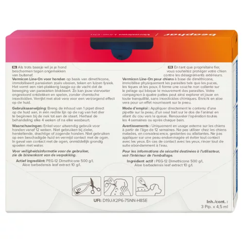 Beaphar Vermicon Spot-On L 30-45 kg 3 pipetta
