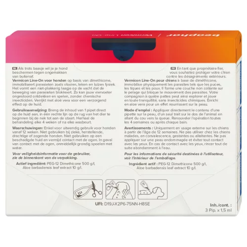 Beaphar Vermicon Spot-On S 1-15 kg 3 pipetta