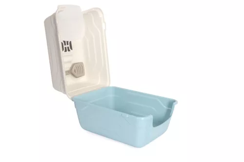 Camon Macska WC aktív szenes szűrővel, alomlapáttal 52x40x40 cm vegyes színekben