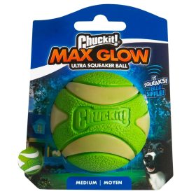 Chuck It Chuckit! Max Glow Ultra Squeaker labda