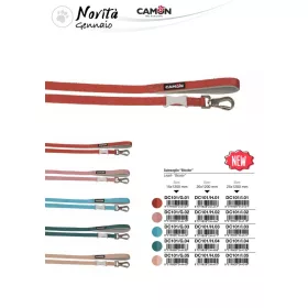   Camon Kéttónusú állítható póráz 25x1200 mm elefántcsont