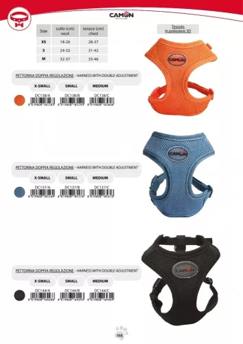 Camon Mesh hám dupla beállíthatósággal XS Kék