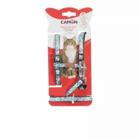   Camon Szett macskáknak - állítható H hám 10x230~600/275~460mm póráz 10x1200mm, poliészter, Jungle