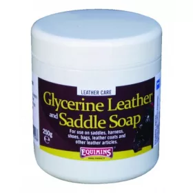 EH148 Equimins Leather Tub Soap 250 g