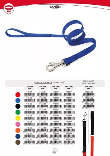Camon Nylon póráz  12*1000 mm piros