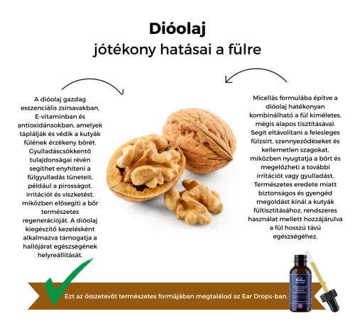 My Bulldog Ear Drops - gyógynövényes fültisztító oldat kövirózsával