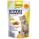 GCSNPST6 GimCat Snack Nutripockets Sajt&taurin 60 g