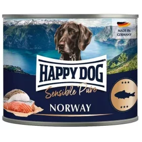 HDPPL200 HAPPY DOG PUR KONZERV NORWAY 6X200 G
