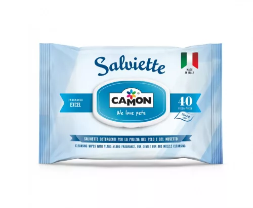 Camon Törlőkendő Excel (aloe vera és friss tenger illat) 20*30 cm 40 db/csomag