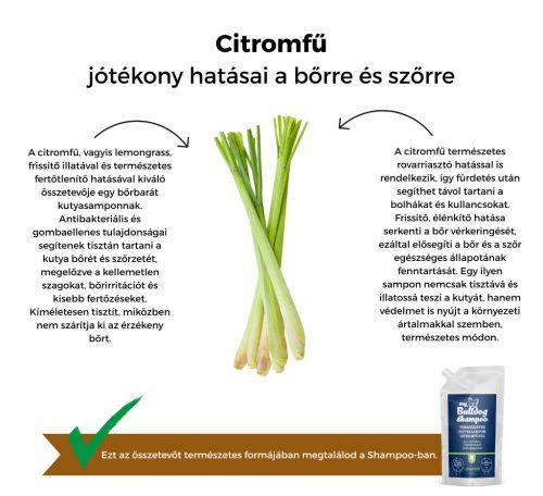 My Bulldog Shampoo - citromfű - UTÁNTÖLTŐ